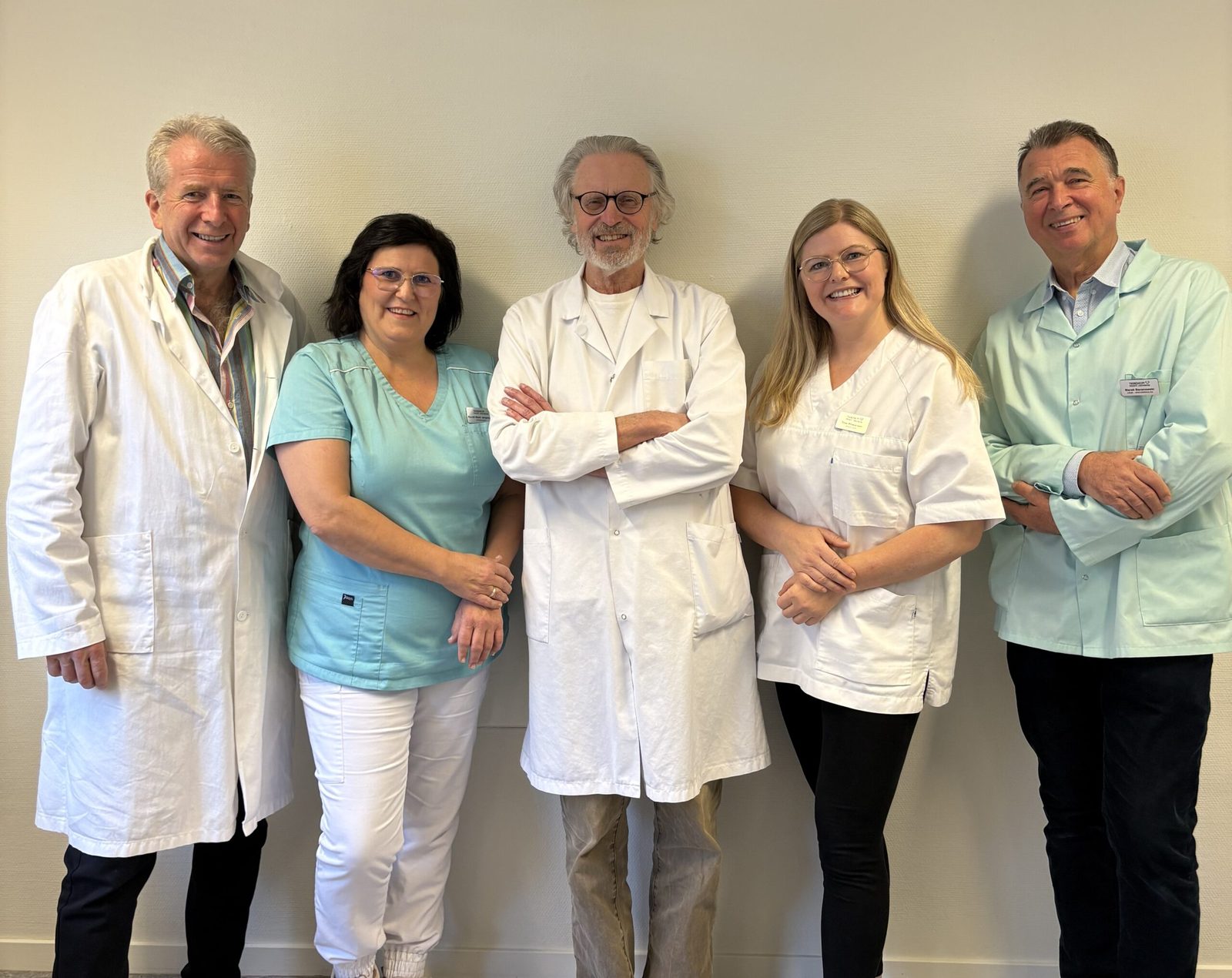 Teamet ved Trondheim Private Legekontor samlet i klinikken